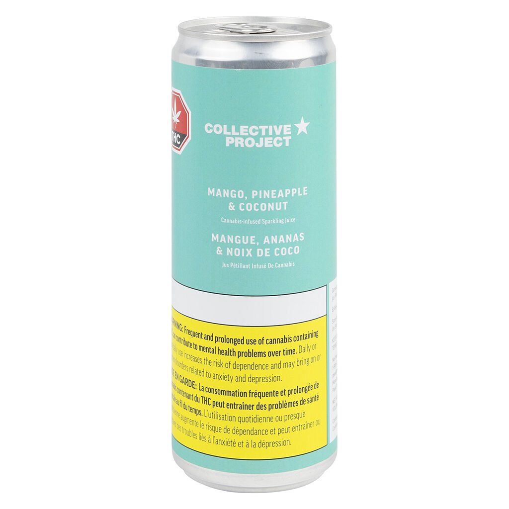 Collective Project - Mango Pineapple & Coconut Sparkling Juice - Blend - 355ml