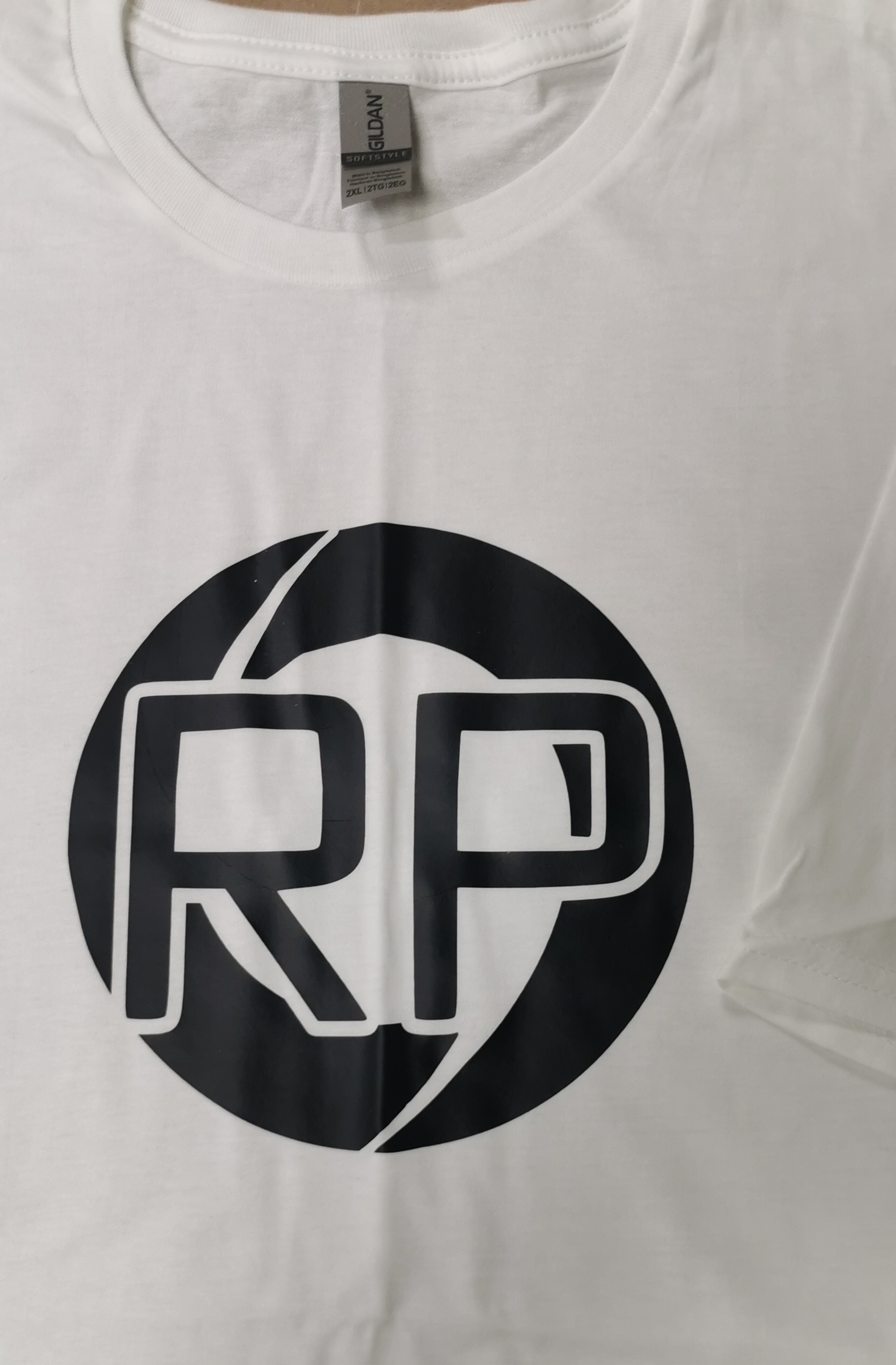 RightPuff T-shirt - White - Circle Logo - 2x