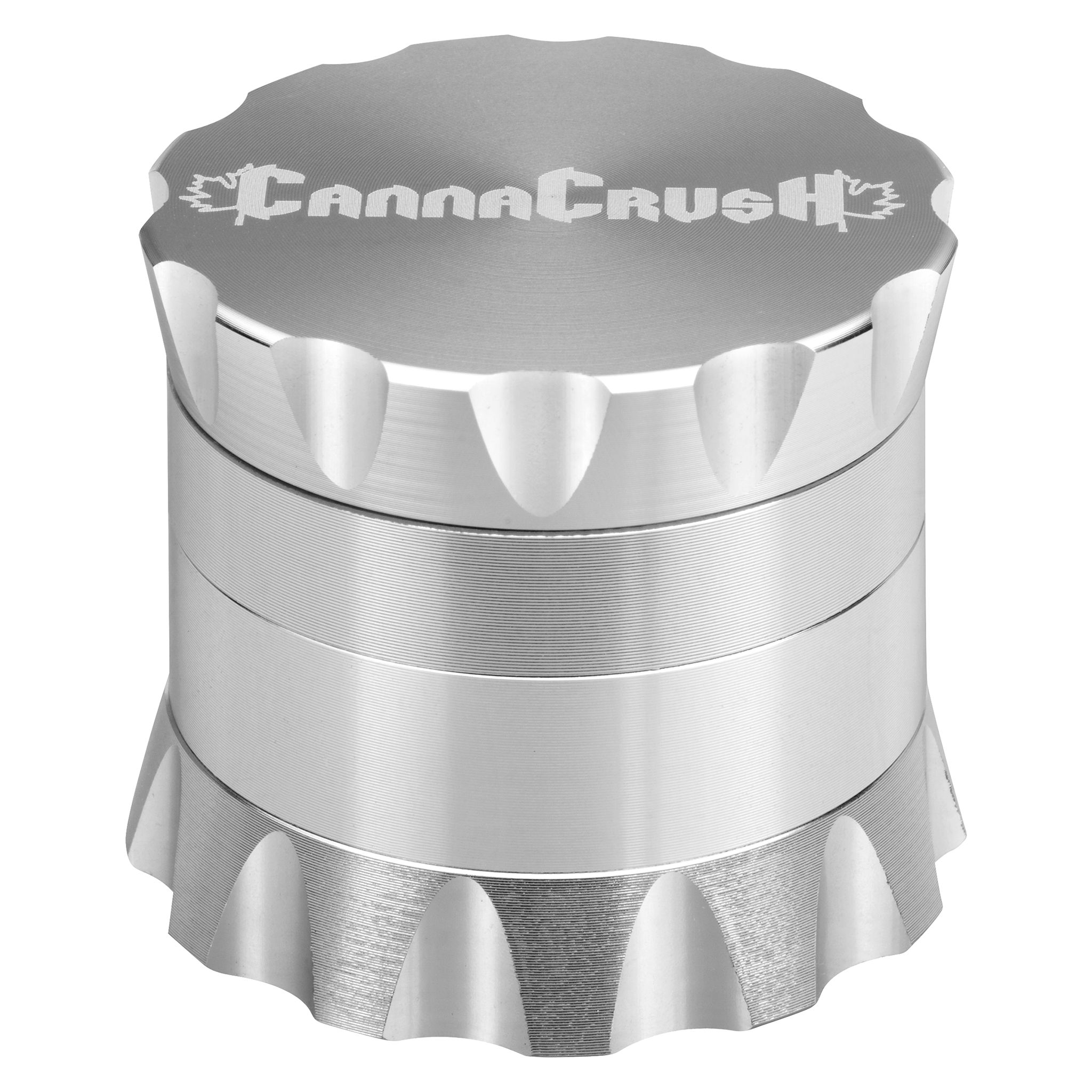 CannaCrush - 4-Piece Grooved Grinder - 2"