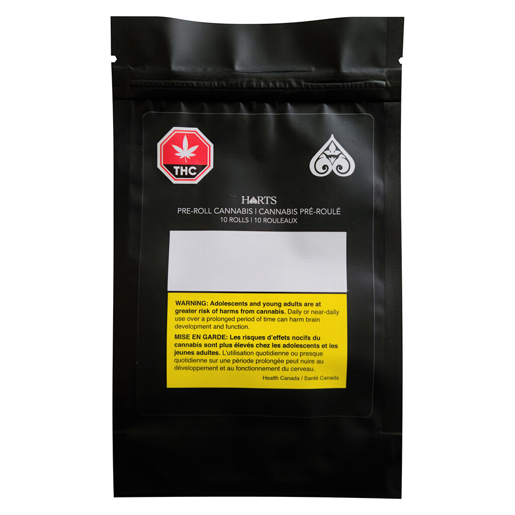 Harts - Pink Gas Pre-Roll - Indica - 3x0.35g