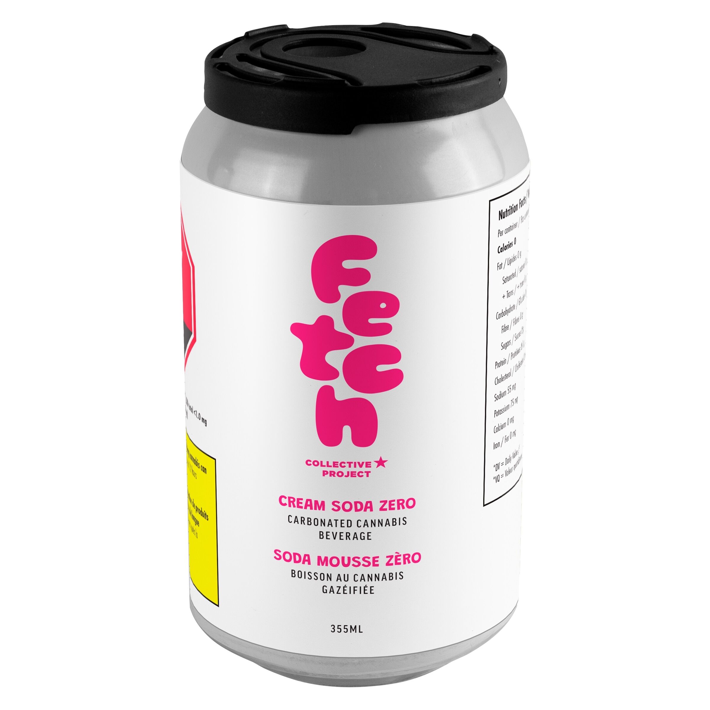 Fetch - Cream Soda Zero - Hybrid - 355ml