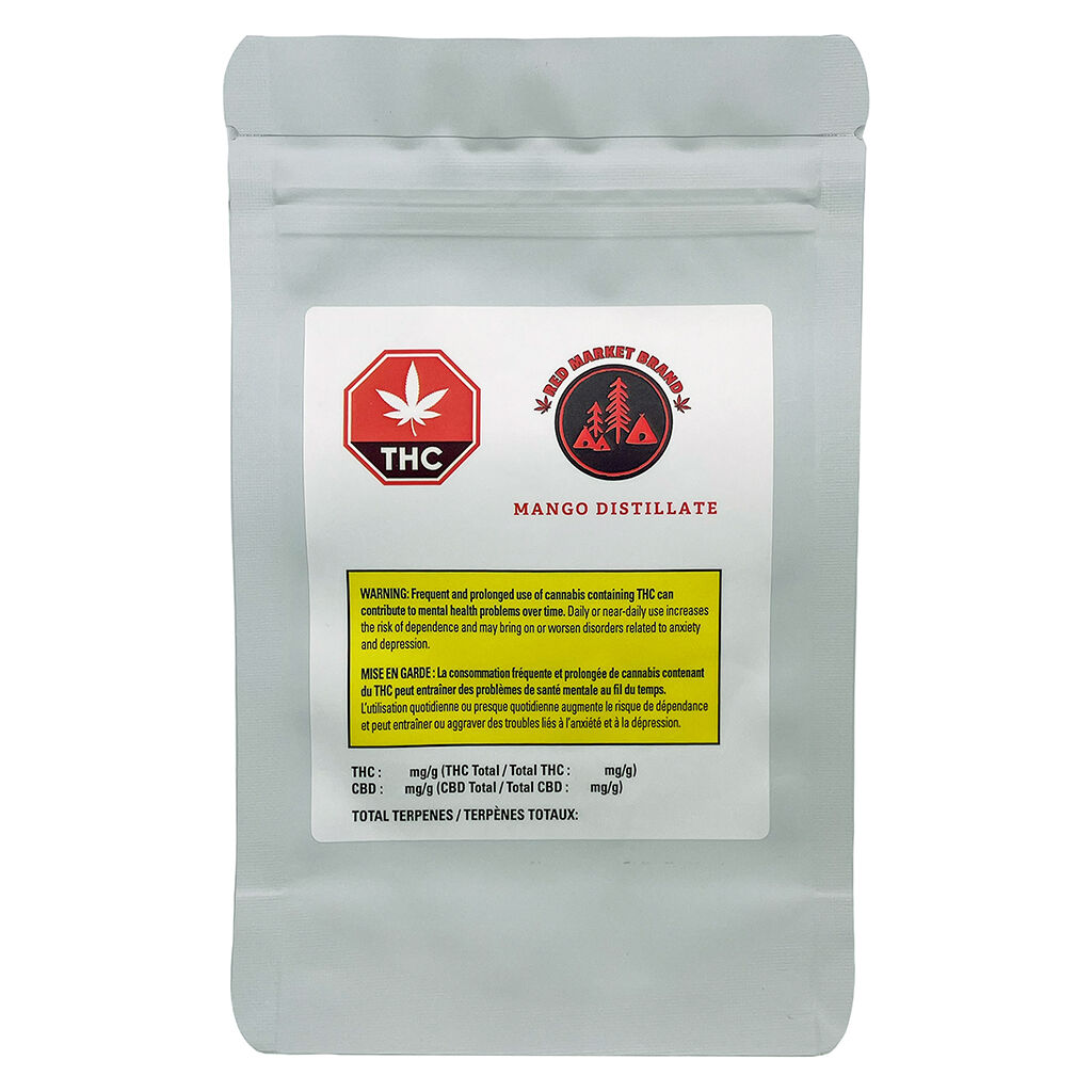 Red Market Brand - Mango Distillate 510 Thread Cartridge - Hybrid - 1g