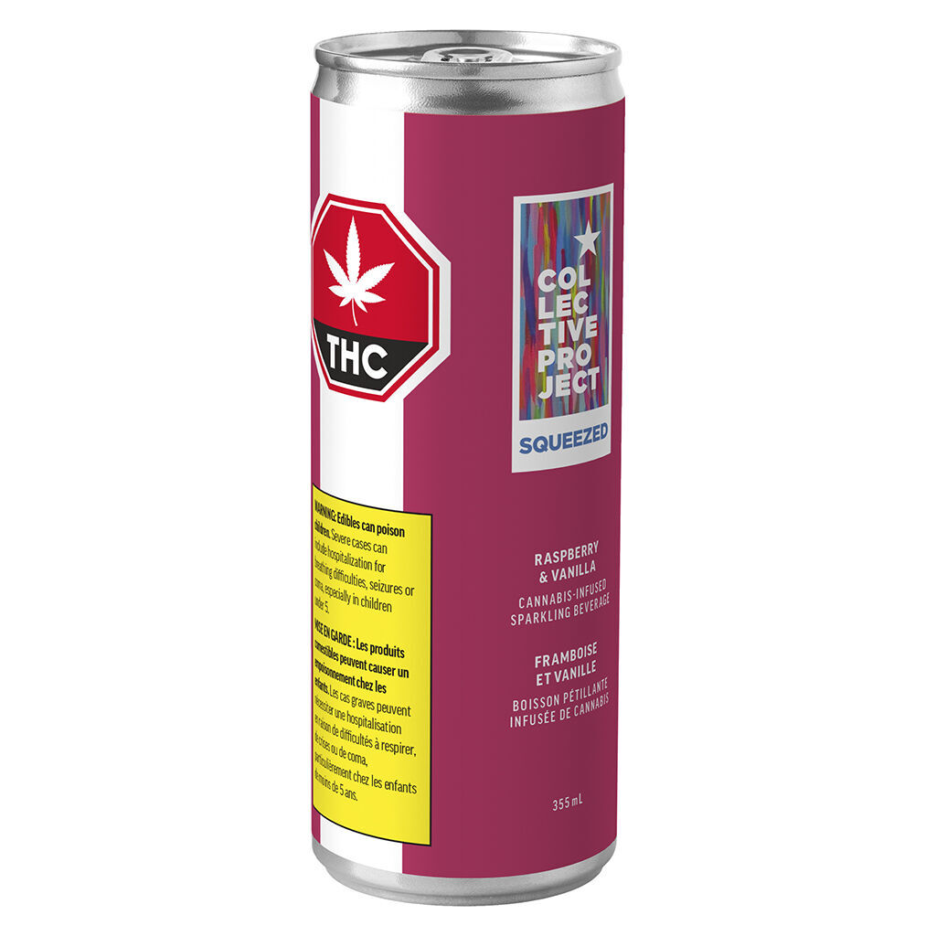 Collective Project - Raspberry Vanilla Sparkling Juice - Hybrid - 355ml