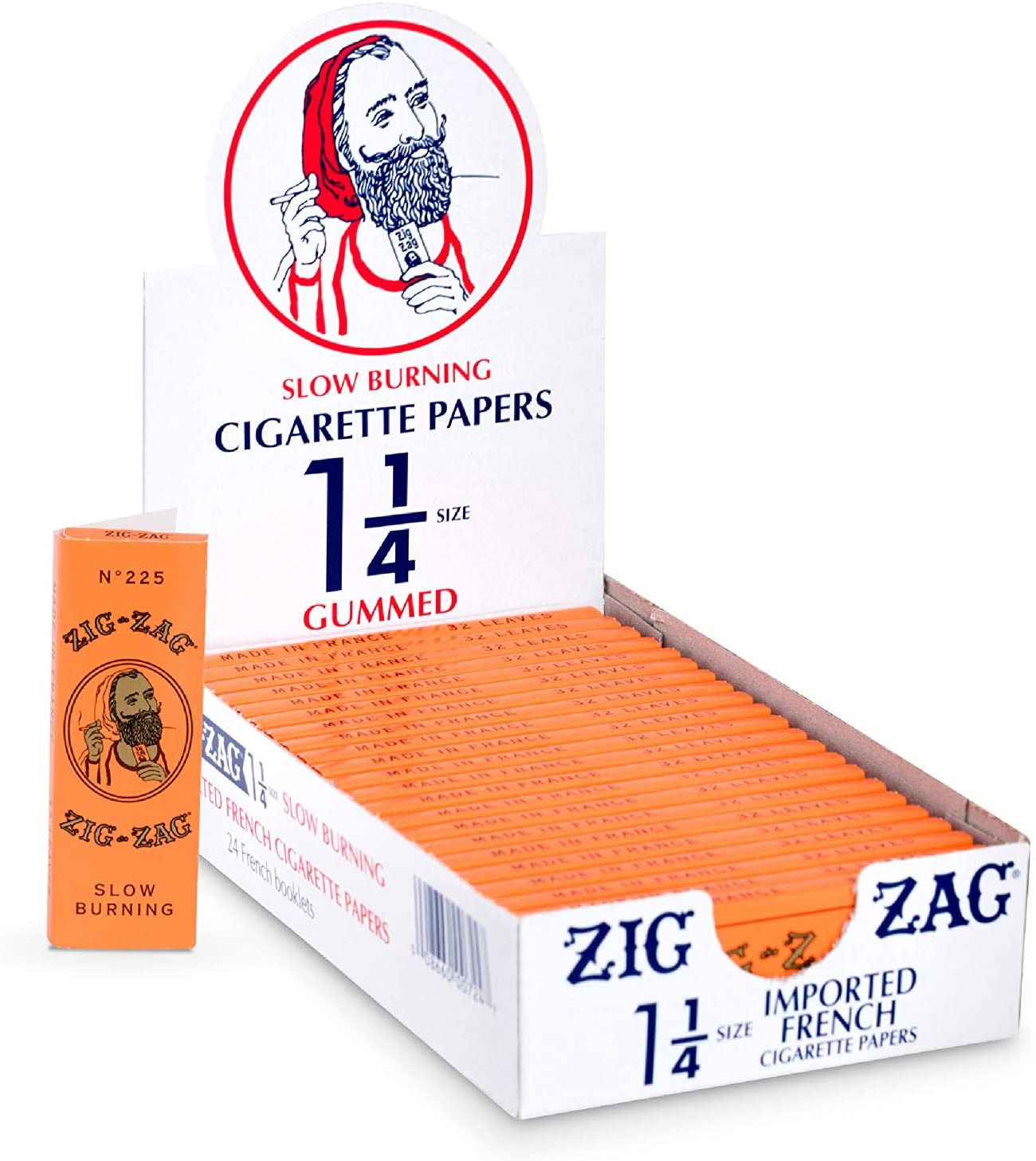 Zig Zag - Rolling Papers - 1 1/4 Size - Slow Burning
