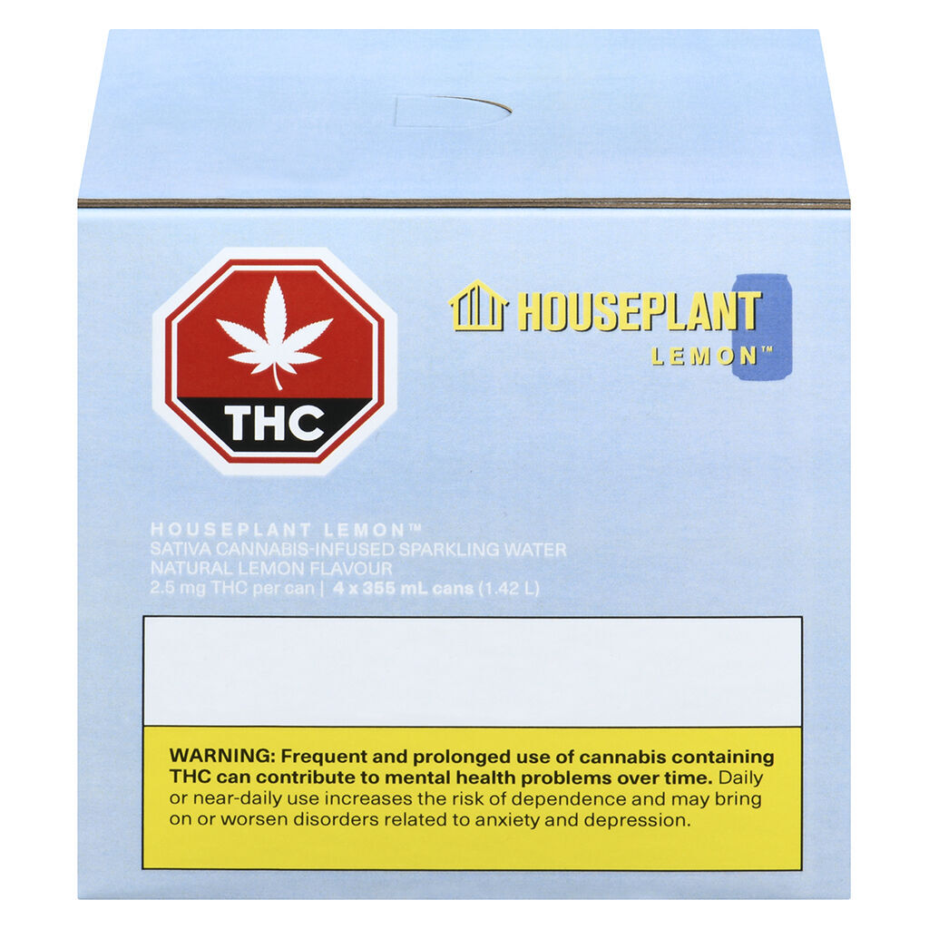 Houseplant - Lemon Sparkling Water Sativa - 4x355ml