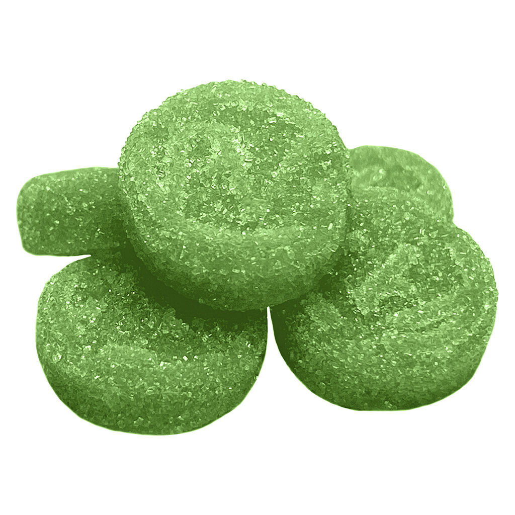 Platinum - Green Apple Balanced THC:CBD Gummies - Hybrid - 5 Pack