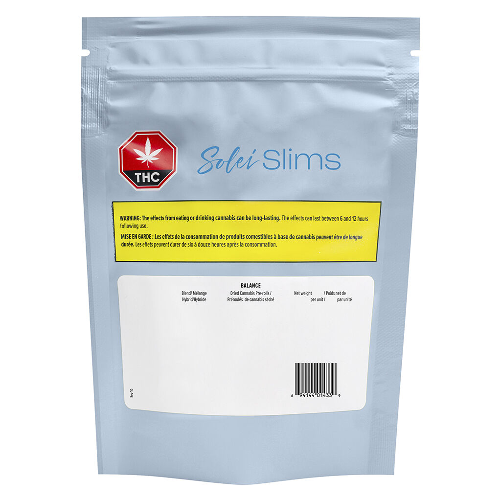 Solei - Balance Slims Pre-Roll - Hybrid - 10x0.44g