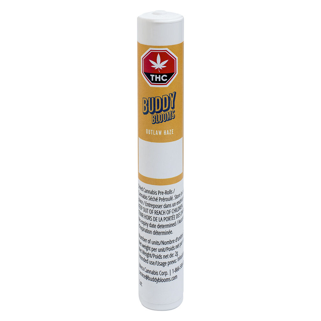 Buddy Blooms - Outlaw Haze Pre-Roll Sativa - 2x1g