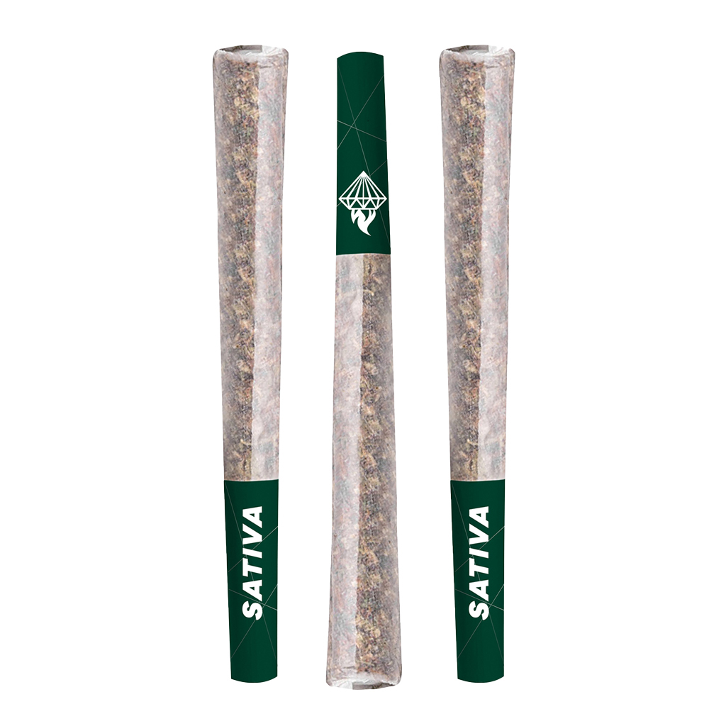 Dymond Concentrates 2.0 - Lemosa THCA Diamond Infused Pre-roll - 3x0.5g