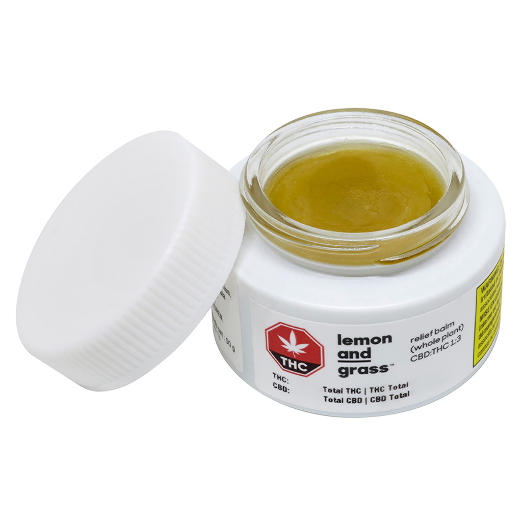Lemon and Grass - Relief Balm Whole Plant CBD:THC 1:3 - Blend - 50g
