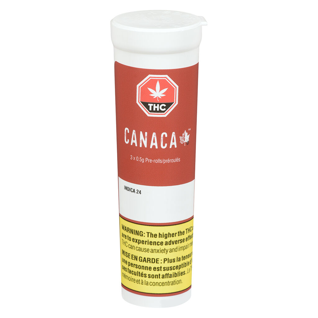 Canaca - Indica 24 Pre-Roll - 3x0.5g