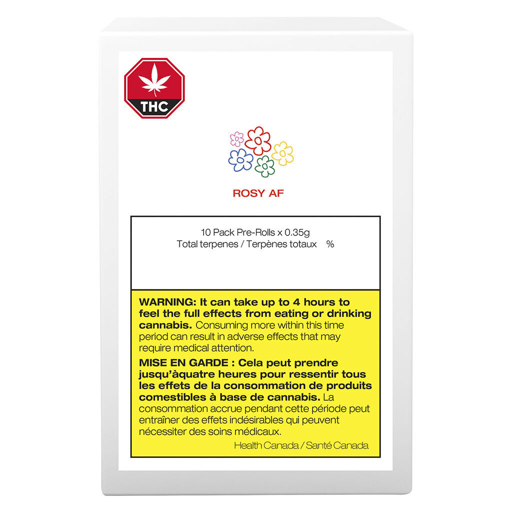 SuperFlower - Rosy AF Pre-Roll Sativa - 10x0.35g