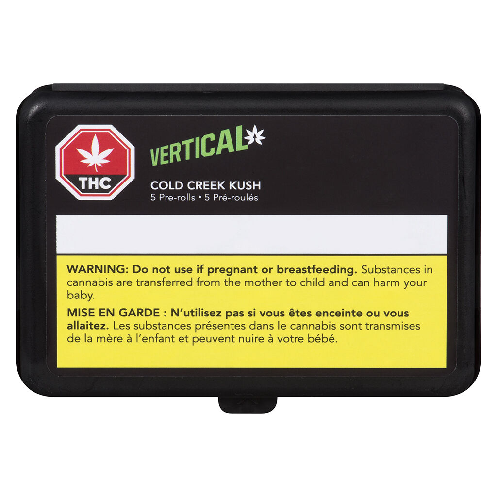 Vertical - Cold Creek Kush Pre-Roll - Vertical - Cold Creek Kush Pre-Roll Indica New - 1x1g