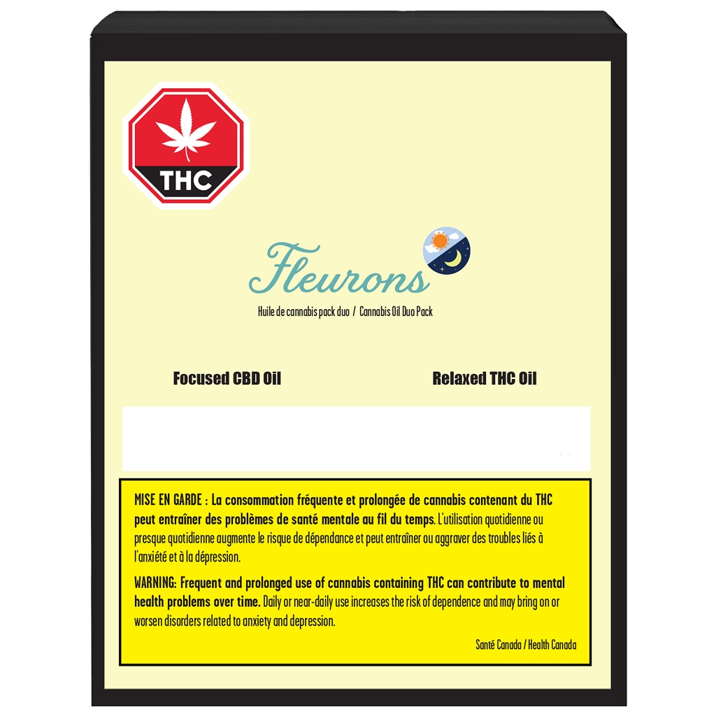Fleurons - Tincture Duo Pack (CBD/THC) - 60ml