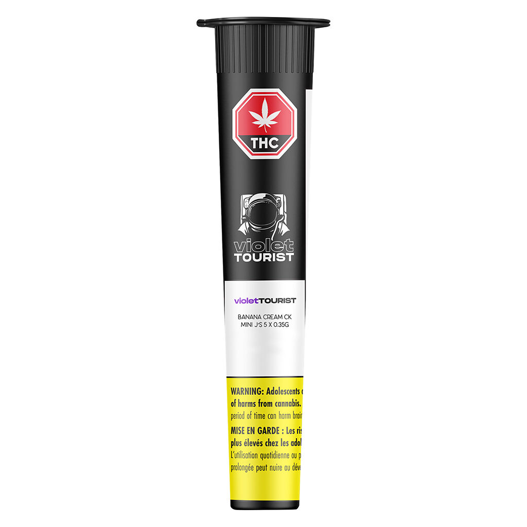 Violet Tourist - Banana Ck Infused Mini J's - Sativa - 5x0.35g
