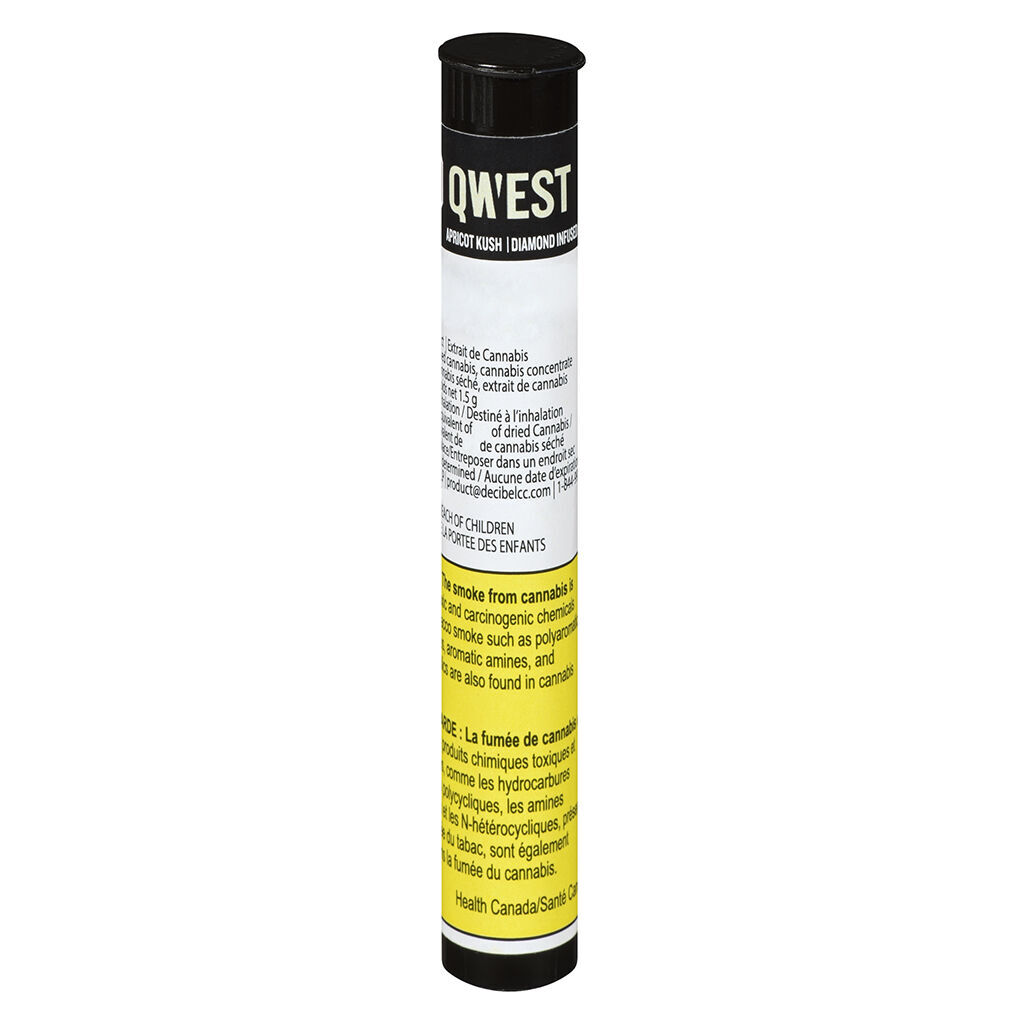 Qwest - Apricot Kush Diamond Infused Pre-Rolls - 3x0.5g
