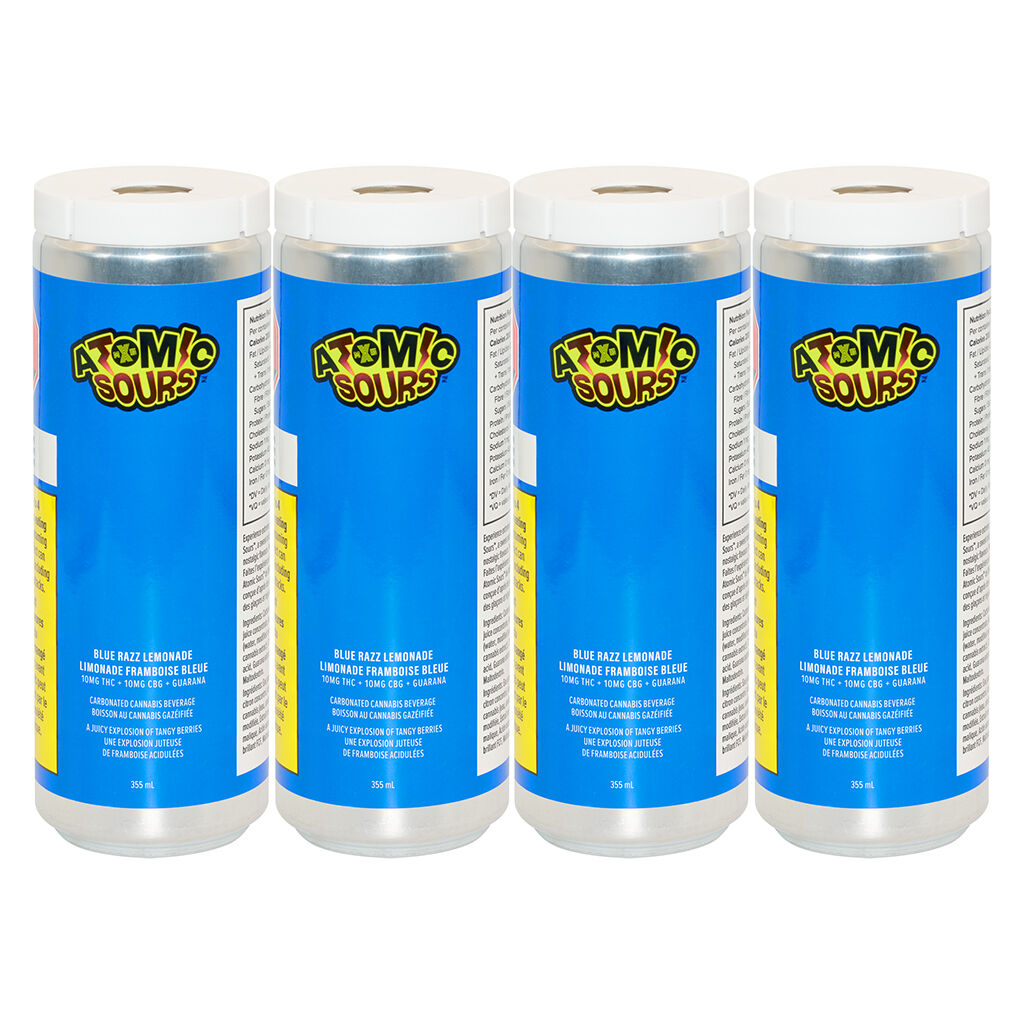 XMG Atomic Sours - Blue Razz Lemonade - Hybrid - 4x355ml