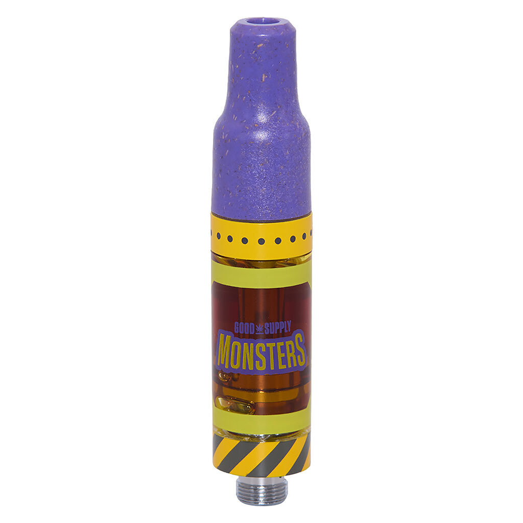 Good Supply Monsters - Grape Daddy Kush monsters 1000 Resin 510 Thread Cartridge - Indica - 1.5g