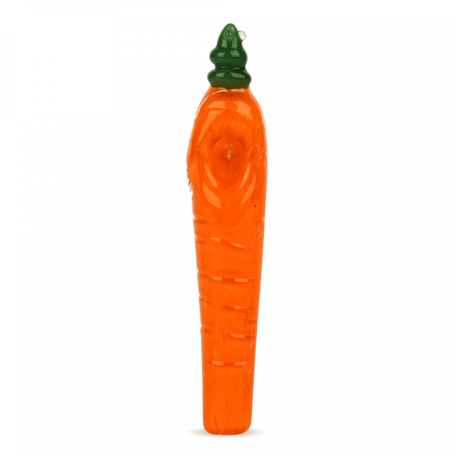 Red Eye Glass - Carrot Hand Pipe