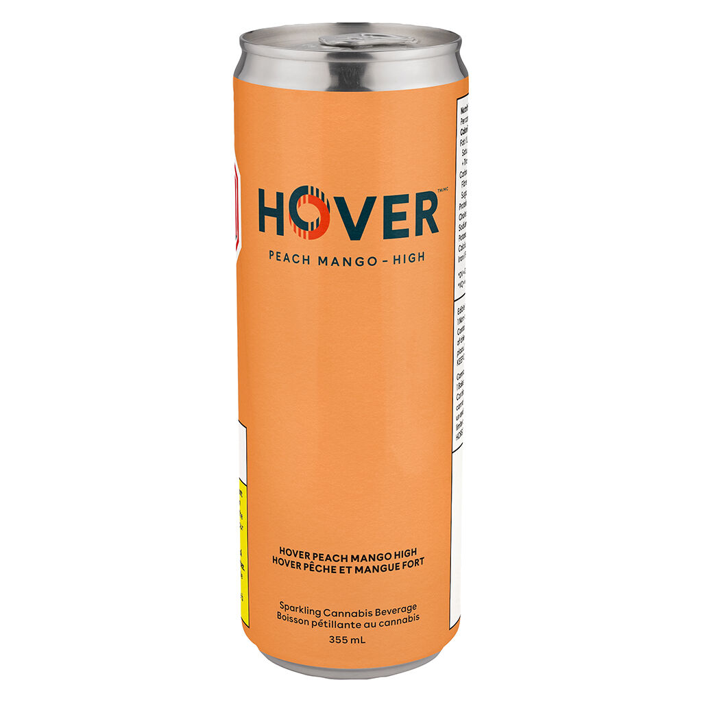 Hover Beverages - Hover Peach Mango High - Hybrid - 355ml