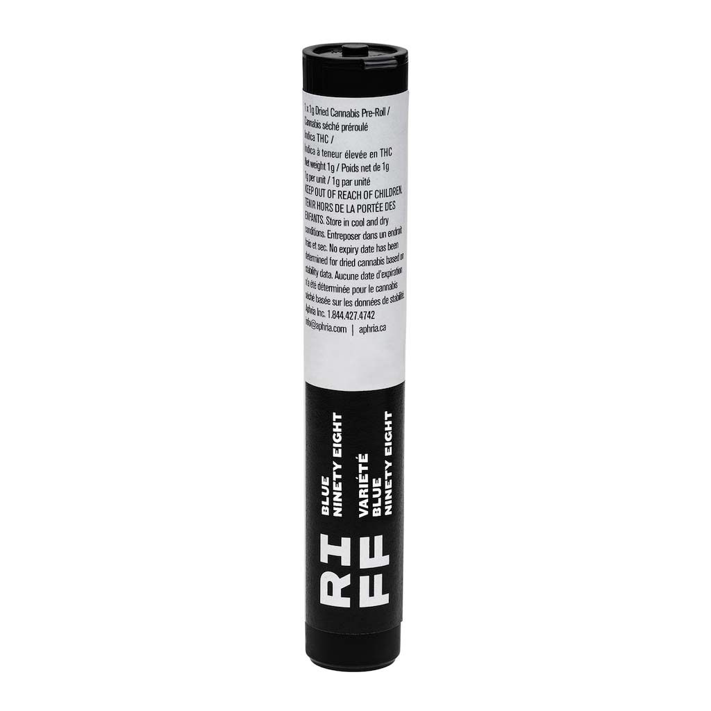 RIFF - Blue Ninety Eight Pre-Roll Indica - 1x1g