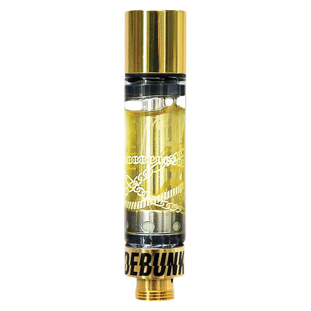 DEBUNK - 24K Gold Apricot Mango Kush Sativa 510 Thread Cartridge - Hybrid - 1g