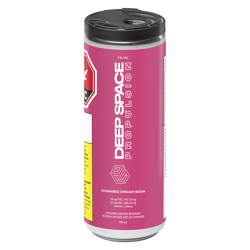 Deep Space - Propulsion Cream Soda THC + CBG + Caffeine - Hybrid - 355ml