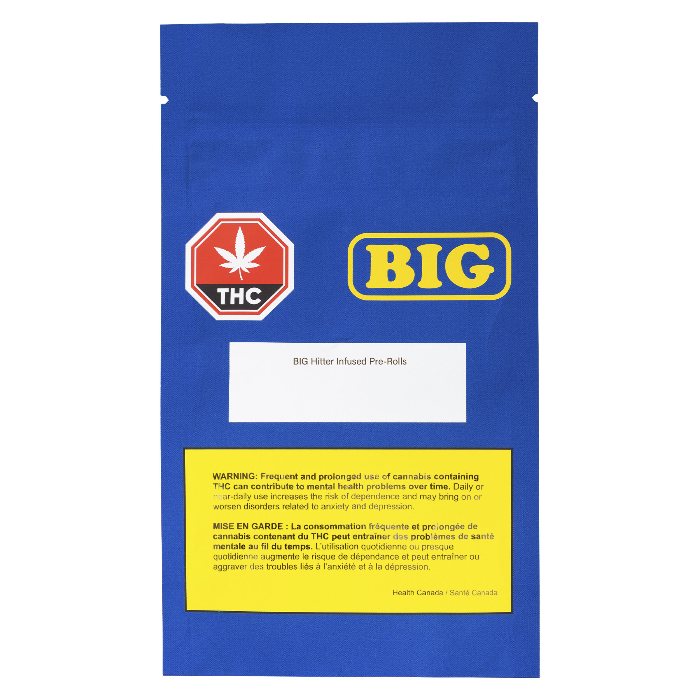 BIG - BIG HITTER INFUSED PRE-ROLL - Hybrid - 3x0.5g