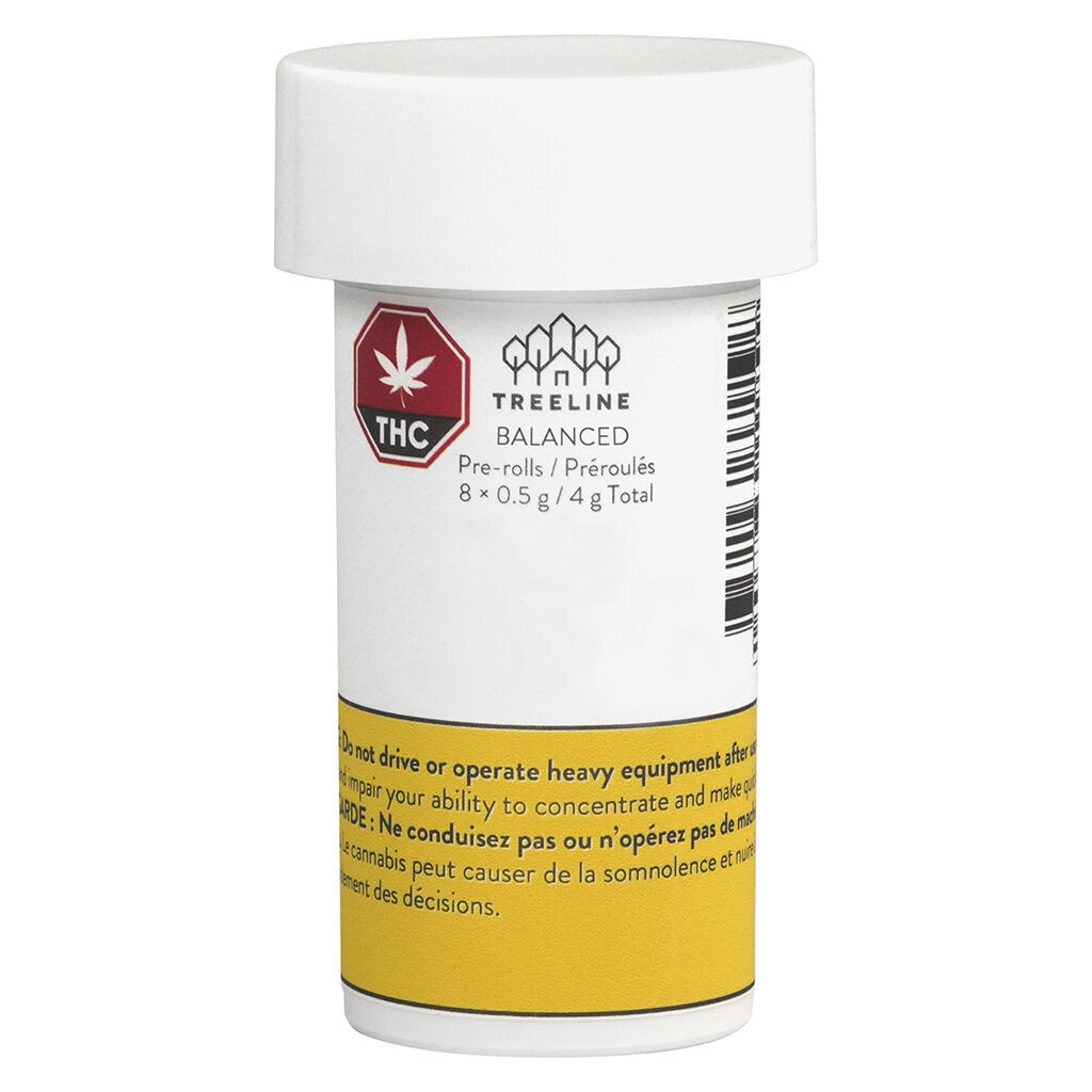 Treeline - Balanced Pre-Roll Hybrid - 8x0.5g