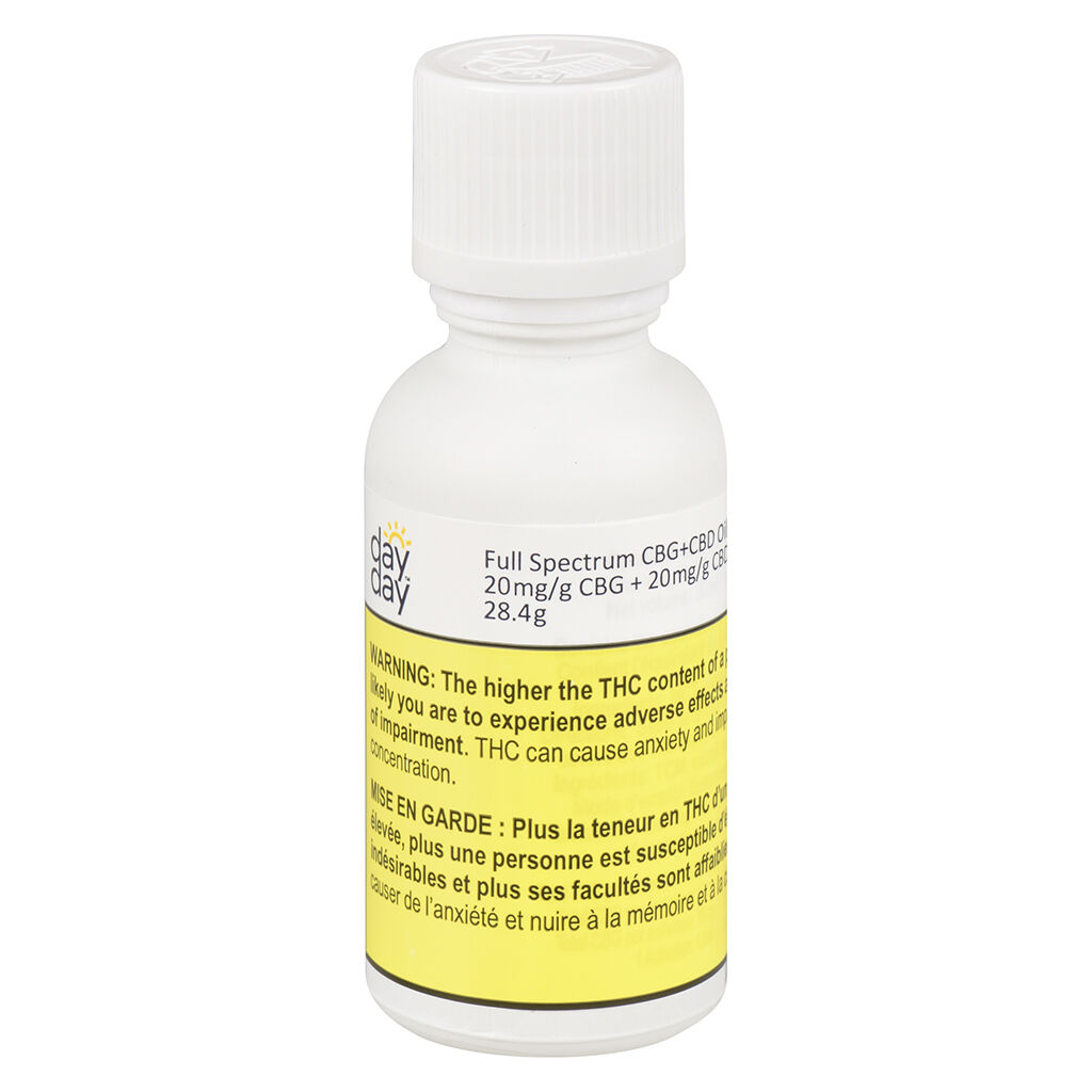 DayDay - Full Spectrum CBG+CBD Oil - Blend - 30ml