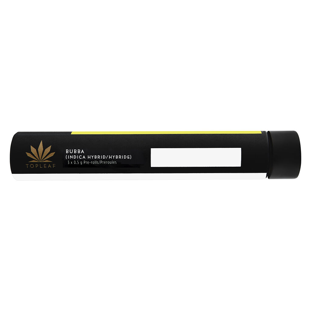 Top Leaf - Bubba Pre-Roll Indica - 3x0.5g