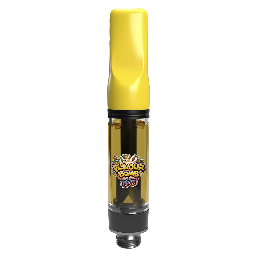 Nugz - FLAVOUR BOMB Atomic Peach Liquid Diamond 510 Vape - Hybrid - 0.95g