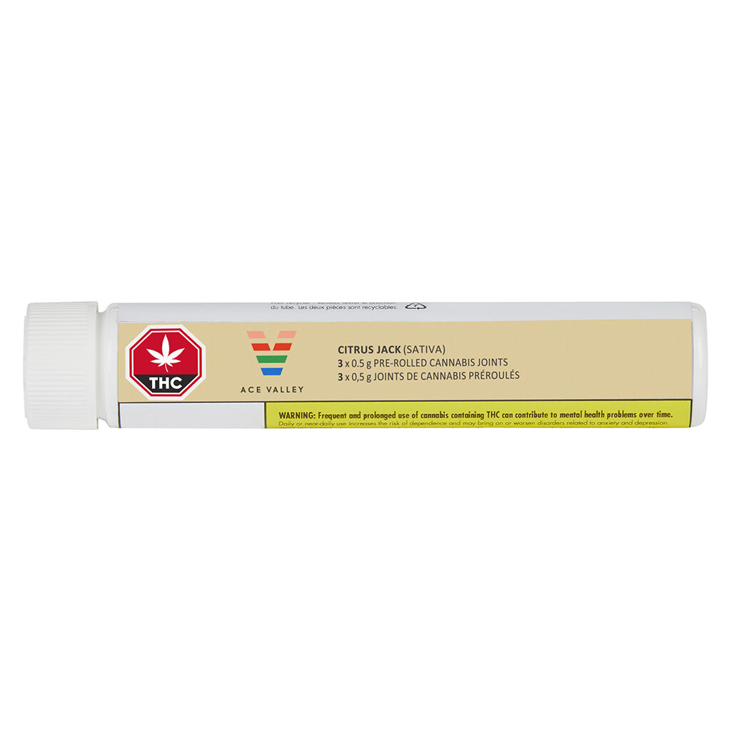 Ace Valley - Citrus Jack Pre-Rolls - Sativa - 3x0.5g