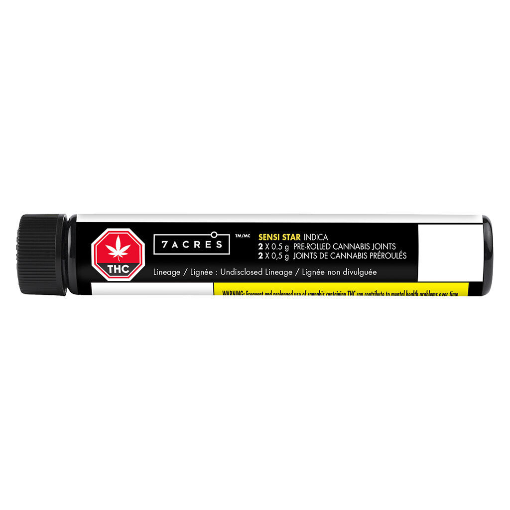 7ACRES - Sensi Star Pre-Roll - Indica - 4390 - 2x0.5g