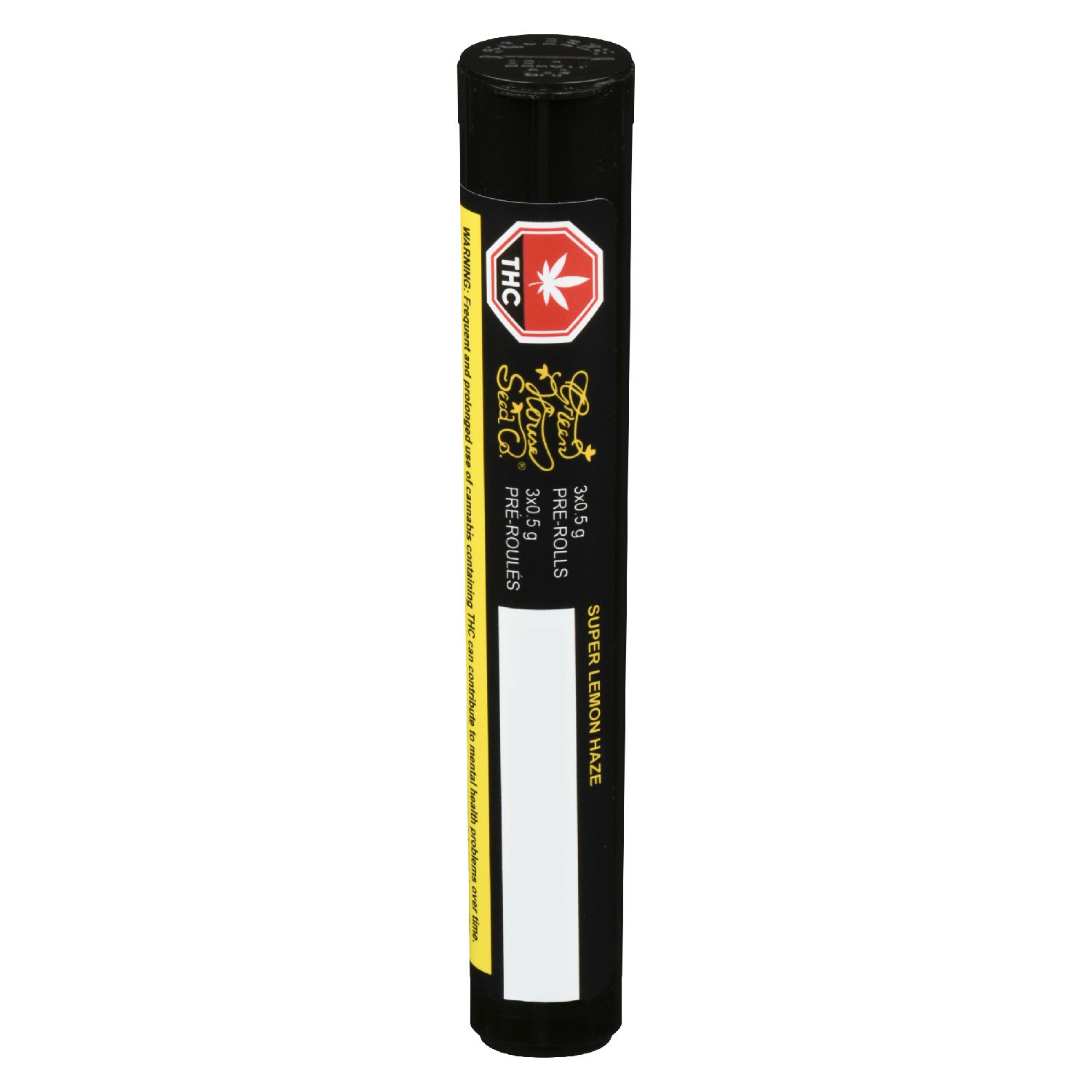 Green House Seed Co. - Super Lemon Haze Pre-Roll Sativa - 3x0.5g