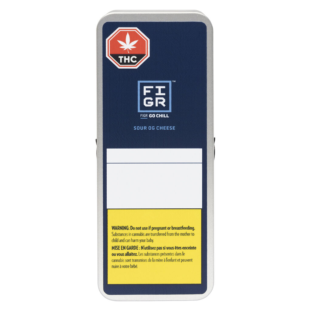 FIGR - Go Chill Sour OG Cheese Pre-Roll - Indica - 3x0.5g
