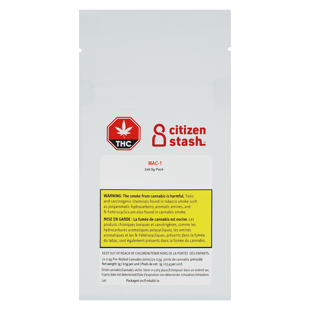 Citizen Stash - MAC 1 Pre-Roll - Hybrid - 3x0.5g