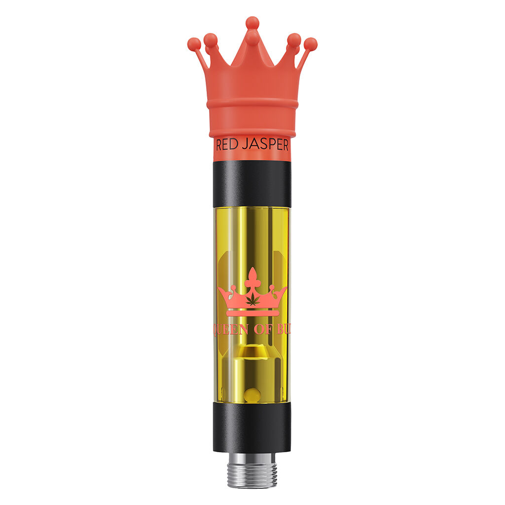 Queen of Bud - Red Jasper Liquid Crystals 510 Thread Cartridge - Hybrid - 1g