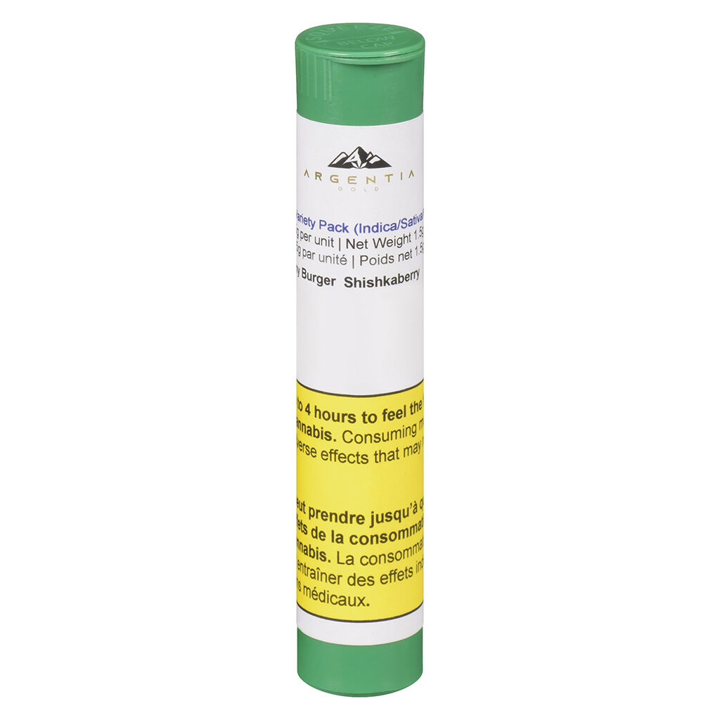 Argentia Gold - Argentia Variety Pack Pre-Roll - Blend - 3x0.5g