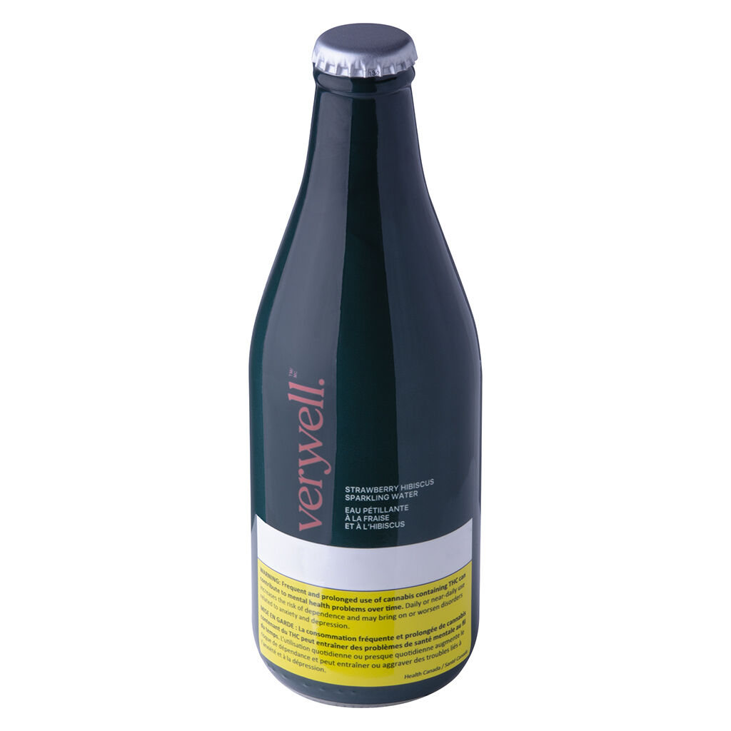 Veryvell - Strawberry Hibiscus Sparkling Water Blend - 1x355ml