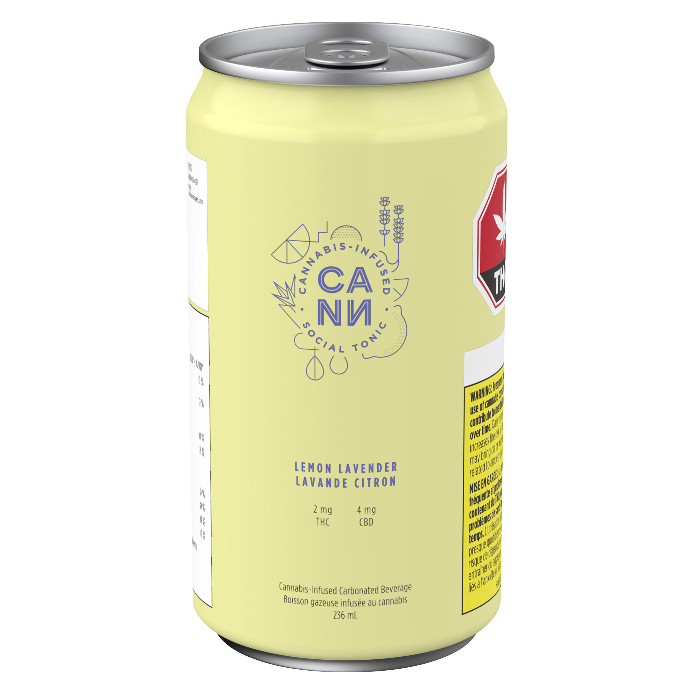 Cann Social Tonic - Lemon Lavender - Blend - 4 Pack