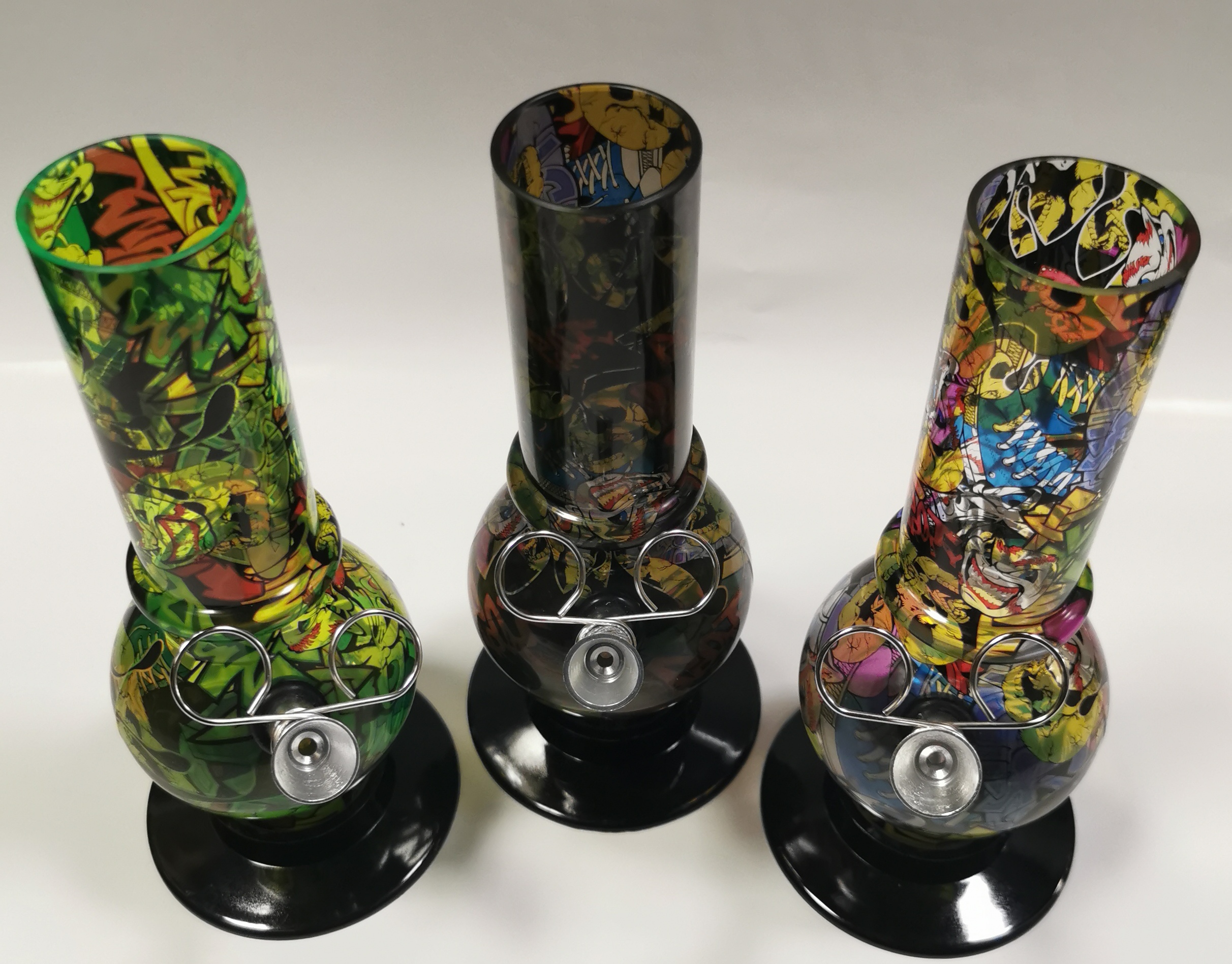 Acrylic - Waterpipe Various Sizes And Designs - Acrylic - Waterpipe - Medium