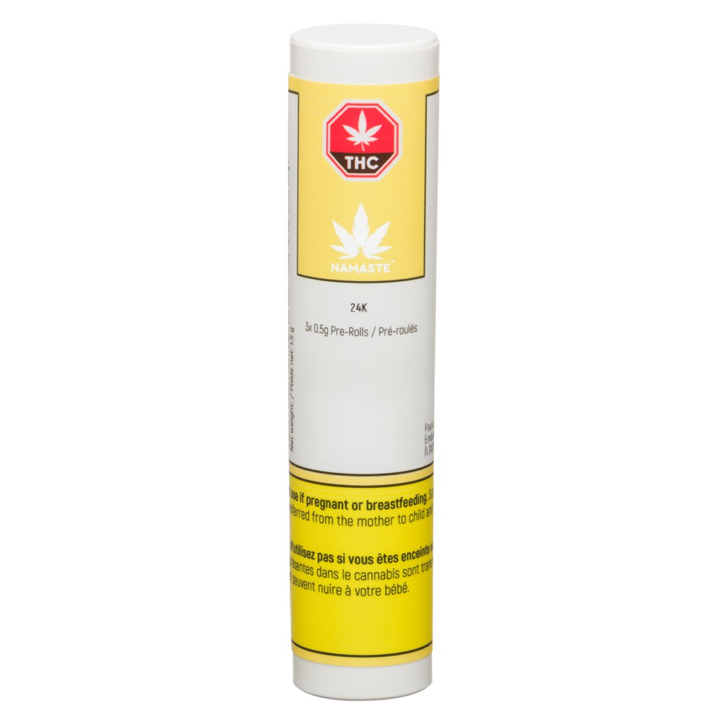 Namaste - 24k Gold Pre-Roll Indica - 3x0.5g