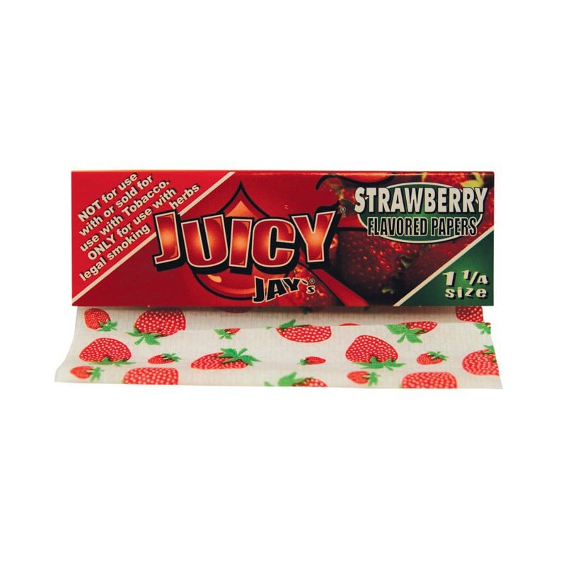 Juicy Jay's Flavored Papers - 1-1/4" Size - Juicy Jay's Flavored Papers - 1 1/4 Size - Strawberry