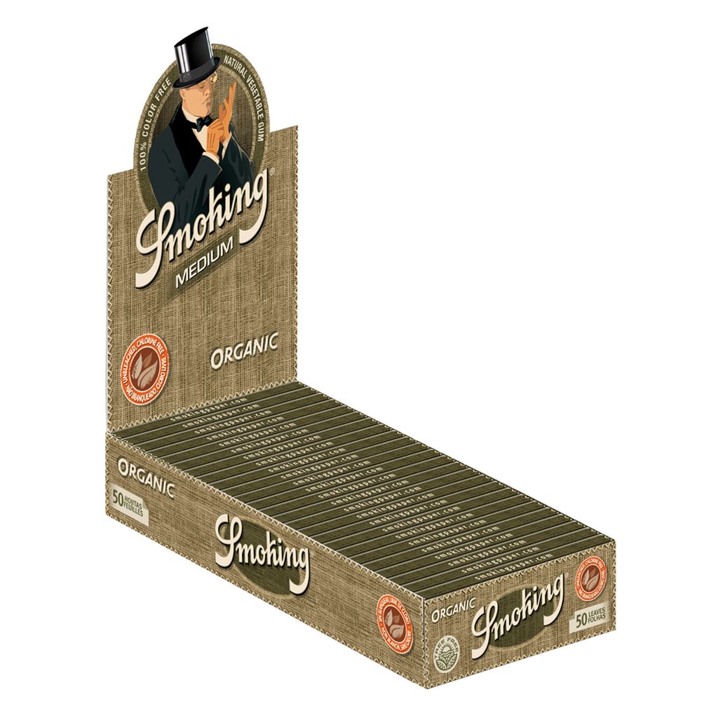 Smoking - Rolling Papers - 1 1/4 Size - Organic Medium