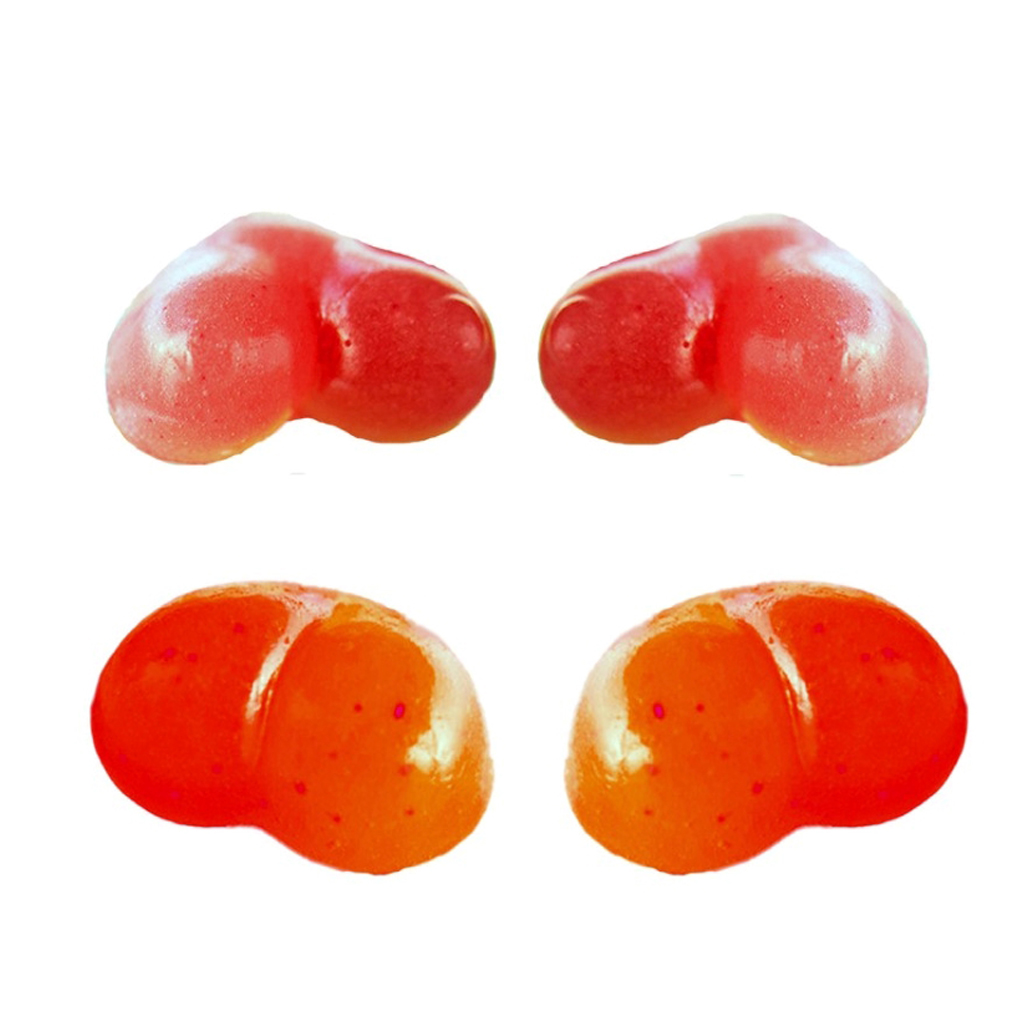 Censored Edibles - Tutti Fruity Boobies & Booties - 4pc
