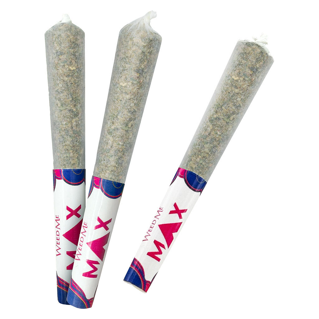 Weed Me Max - THCa² Grape Galaxy Infused Pre-Roll - Indica - 3x0.5g