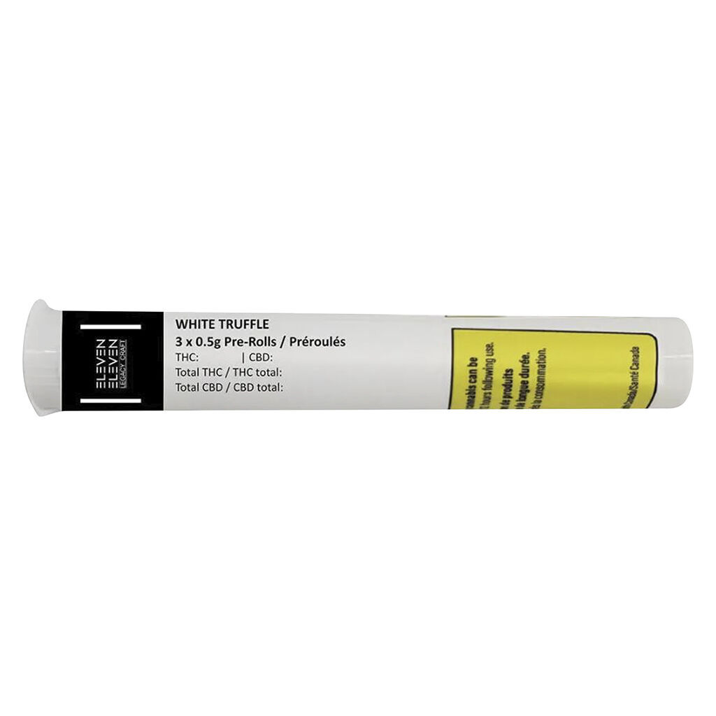 Eleven Eleven Legacy Craft - White Truffle Pre-Roll - Indica - 3x0.5g
