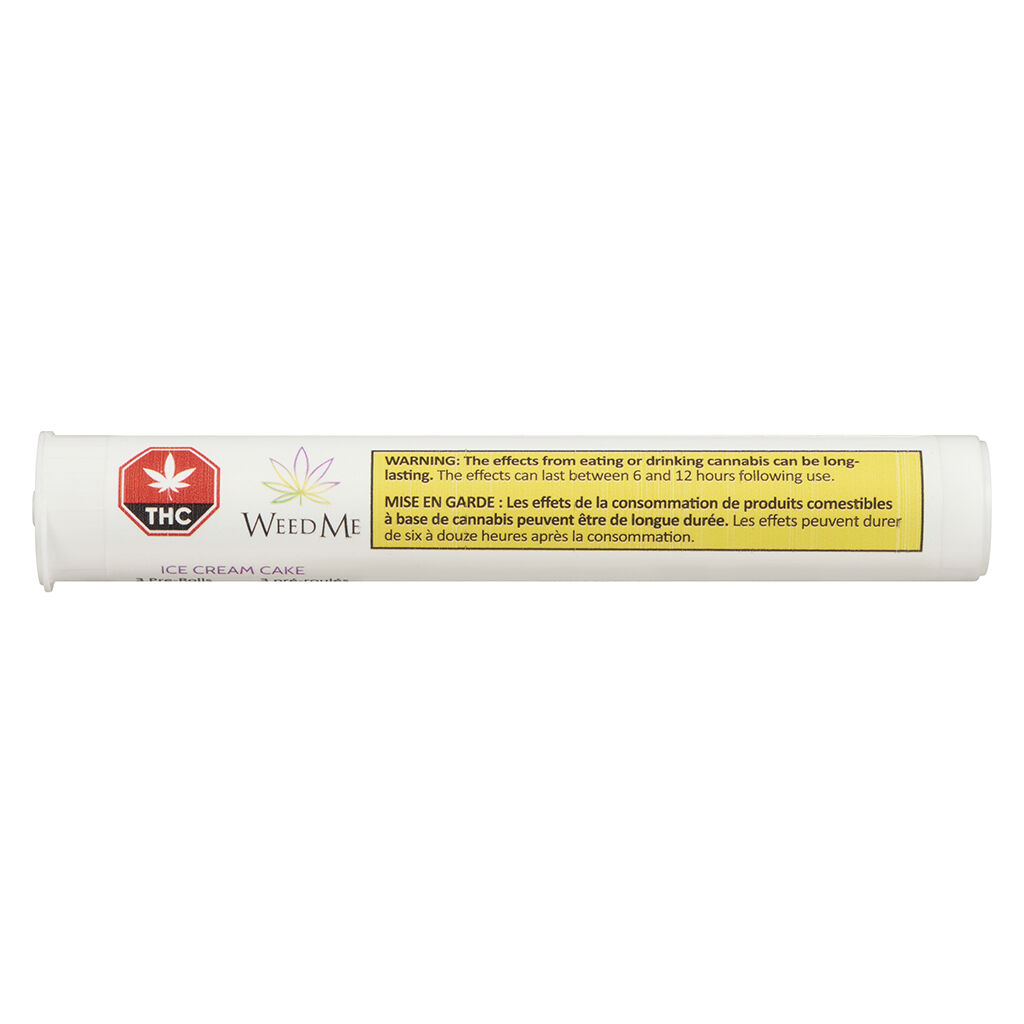 Weed Me - Ice Cream Cake Pre-Roll Indica - 3x0.5g