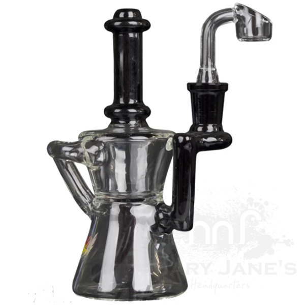 Red Eye Glass - 6.5" Tall Knight Recycler Dab Rig